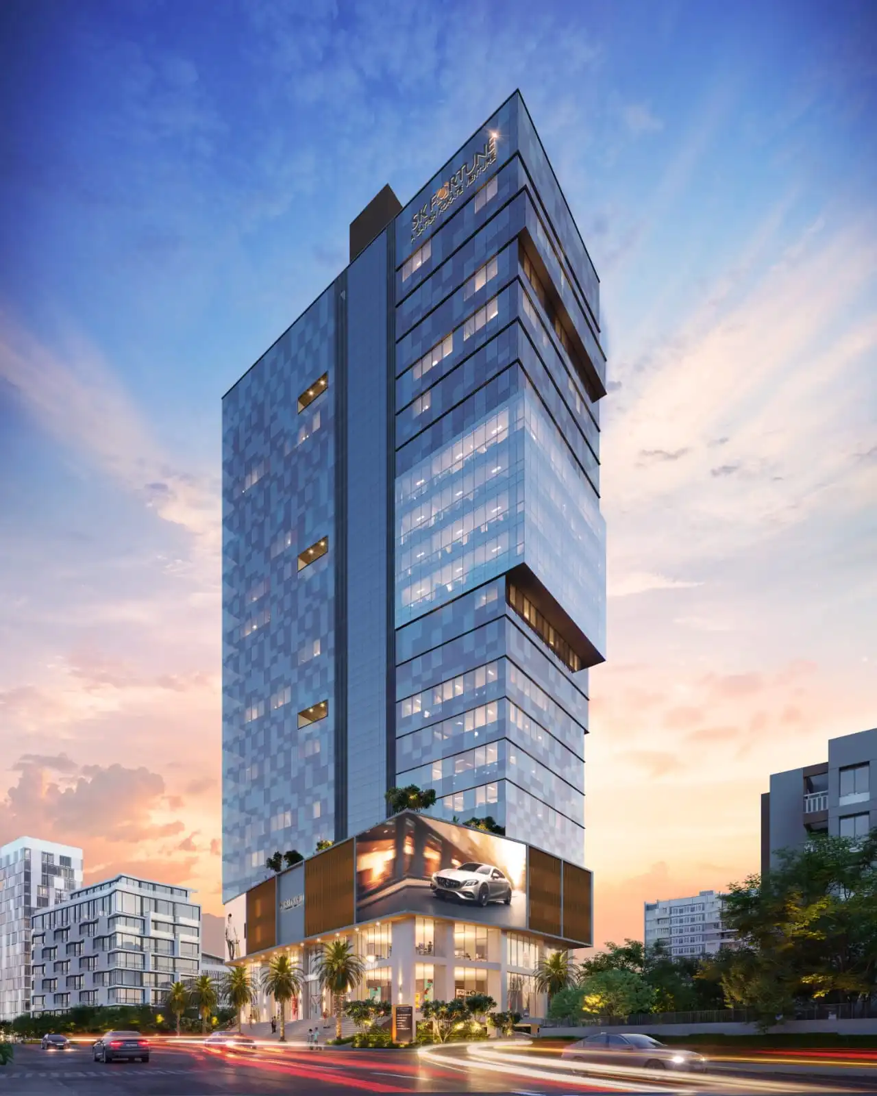 S K Fortune Developer facade project
