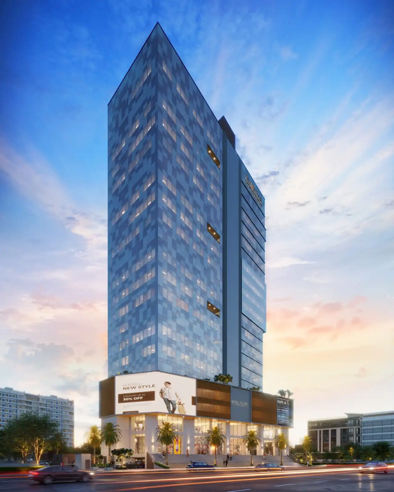 S K Fortune Developers facade project