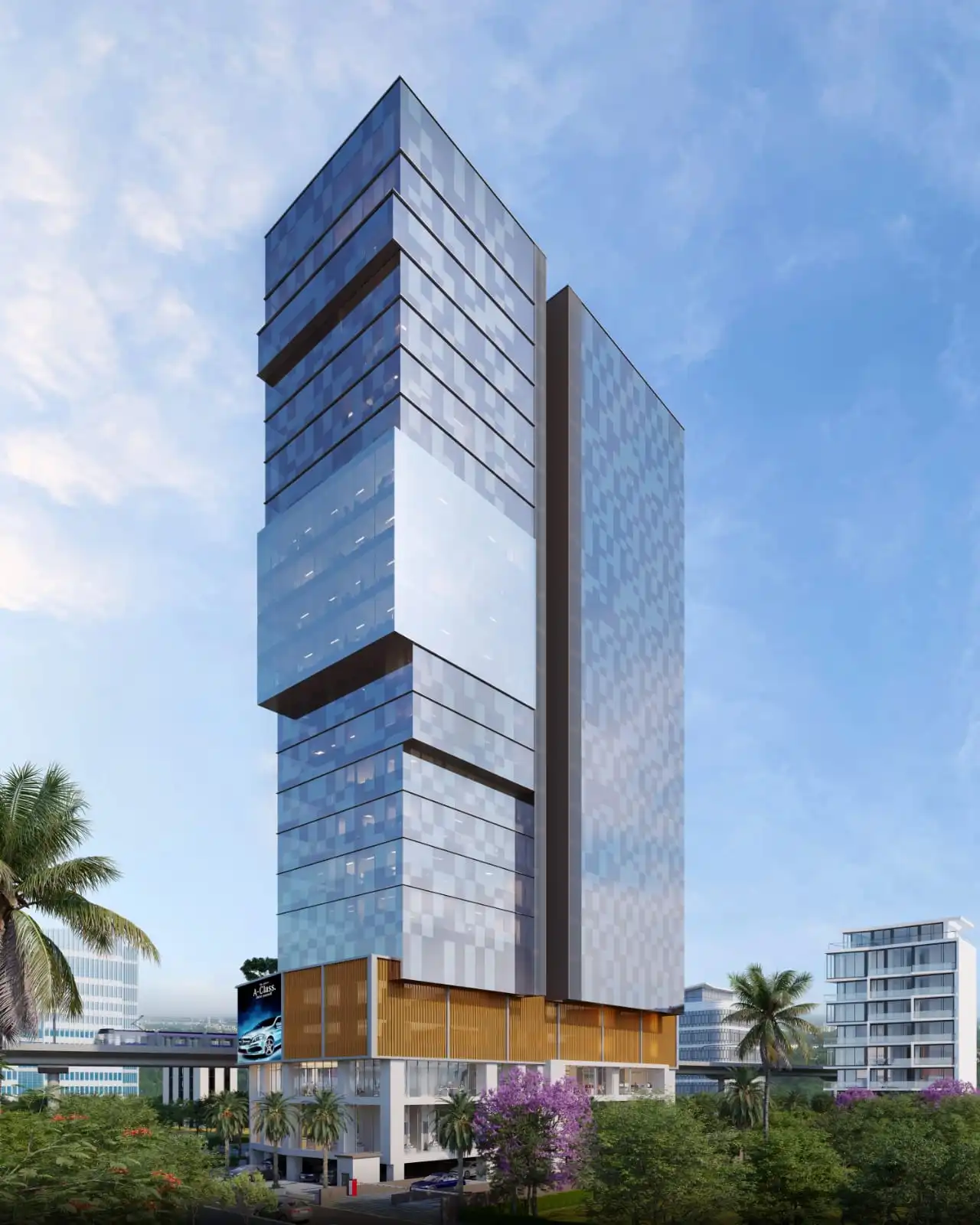 S K Fortune Developers facade project